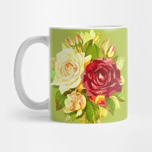 Yellow Roses Bouquet Mug